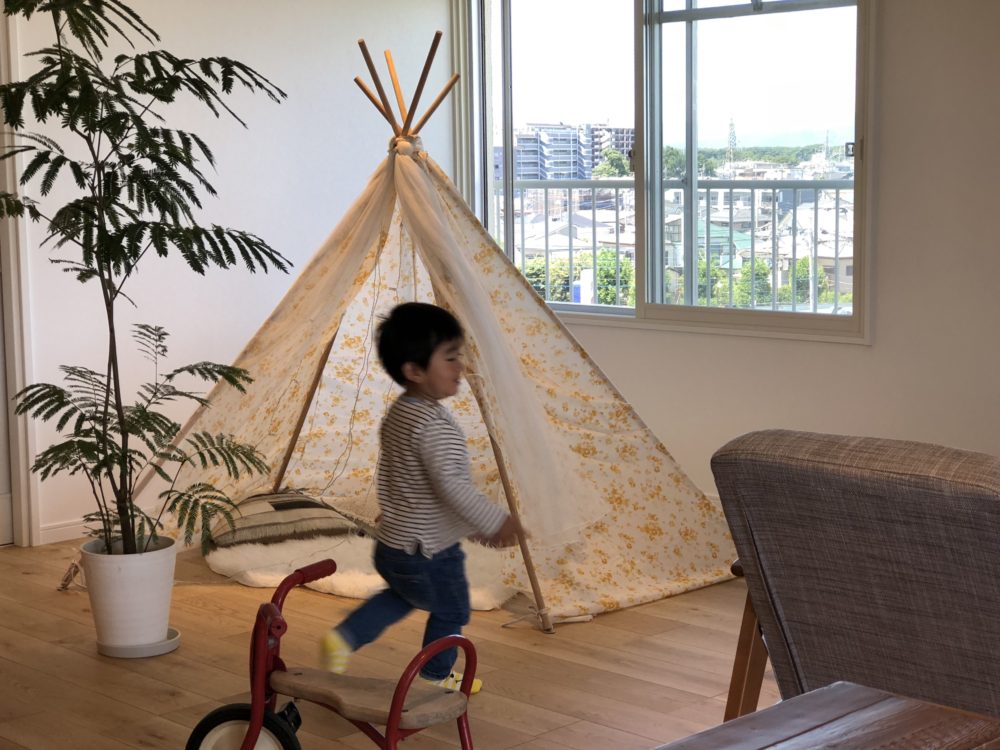 新所沢の埼玉住建 デザインにこだわったリフォーム.リノベーション 空間演出 マンションフルリノベーション ホームステージング ダイニング ティピーの写真