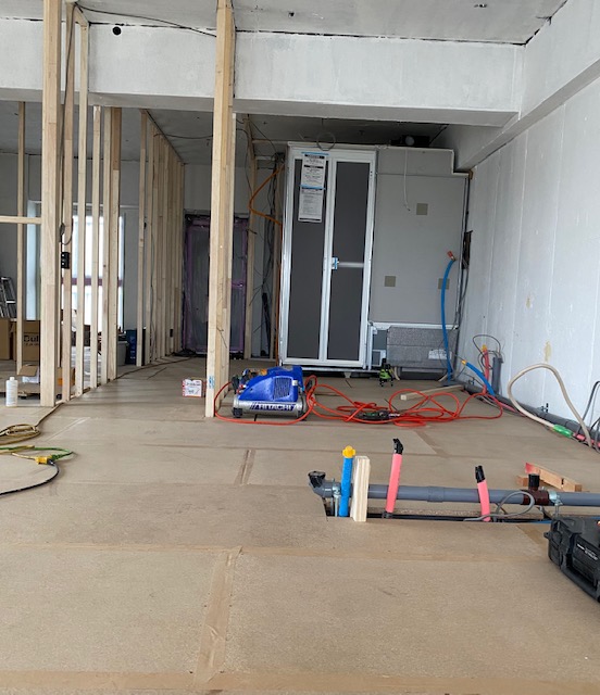 埼玉住建　マンションリノベーション　中古マンション　スケルトン状態から　ユニットバス　置床遮音　隠蔽配管　